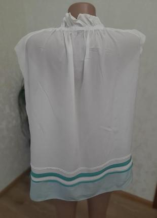 Супер шелковая блуза от премиум бренда marccain3 фото