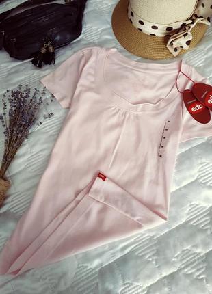 Базовая котоновая футболка edc, m💓