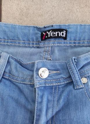 Шорты yendi джинсовые короткие голубые базовые2 фото