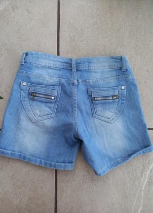 Шорты yendi джинсовые короткие голубые базовые5 фото