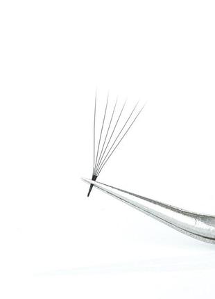 6d-l-007-7 mm по 100 шт. пучкові вії для нарощування santalucia
