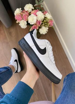 Женские кроссовки nike air force 1 low white/black