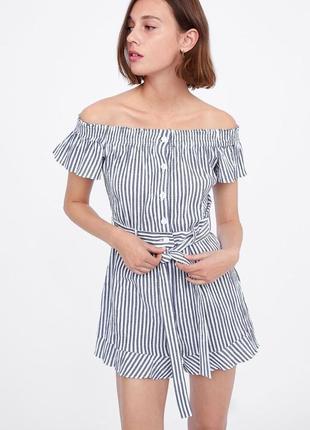 Летний комбинезон из коттона zara
