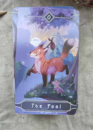 Гадальні карти таро лисиць seasonal fox tarot таро з лисицями лисичками розмір стандартний