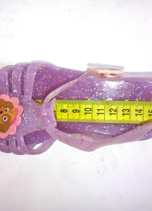 🌟 силиконовые босоножки сандалии желейки для девочки, р.25 код x25066 фото