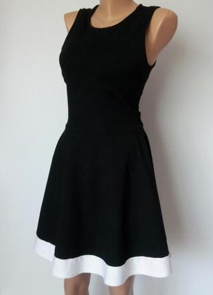Черное платье в стиле стиляг 46 размер миди коктейльное1 фото
