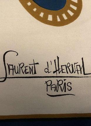 Regula - creation nouveaute винтажный шелковый платок5 фото