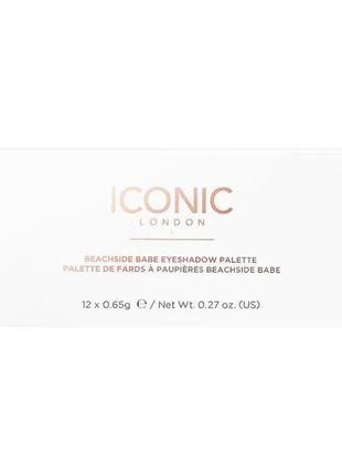 Палетка теней iconic london beachside babe eyeshadow palette 12 х 0.65 г4 фото