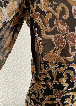 Розкішна,ошатна  шифонова сукня zara5 фото