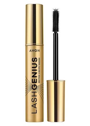 Багатофункціональна туш для вій «бездоганні вії» avon lash genius