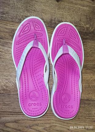 Crocs м8 шлепанцы 40-41 размер