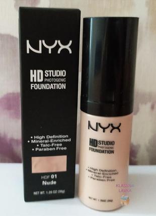 Тональный крем nyx тон 01 hd studio photogenic foundation