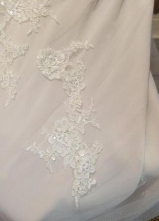 Свадебное платье с камнями модель toscana9 фото