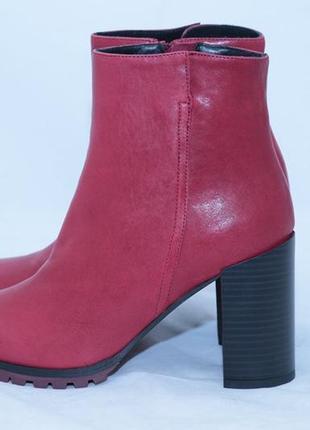 Ботинки итальянского бренда премиум класса, g.gabrielli линия digiada, в красном цвете2 фото