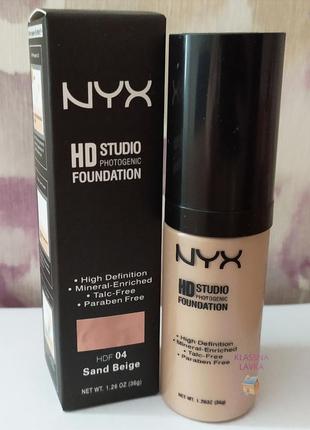 Тональний крем nyx тон 04 hd studio photogenic foundation