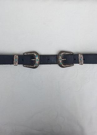 Винтажный кожаный ремень оригинальный