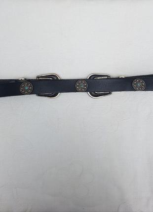 Винтажный кожаный ремень оригинальный