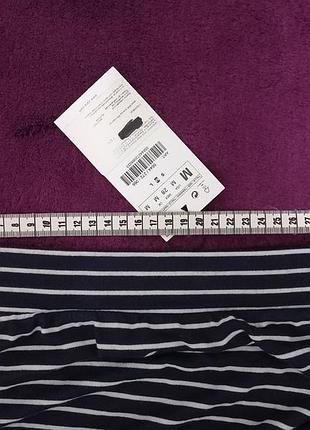 Спідниця трикотажна літня в смужку3 фото