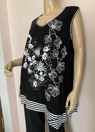 Віскозна асиметрична туніка/xl- 3xl/ brend bonita3 фото