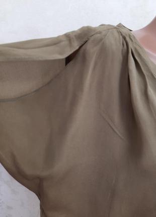 Отличительная шелковая брендовая блуза большой размер jacques vert3 фото