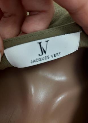 Отличительная шелковая брендовая блуза большой размер jacques vert8 фото