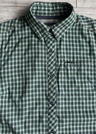 Сорочка\рубашка icebreaker merino w terra plaid shirt4 фото