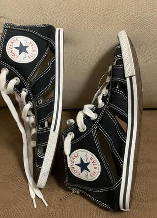 Converse all star сандалии текстиль новые оригинал!7 фото