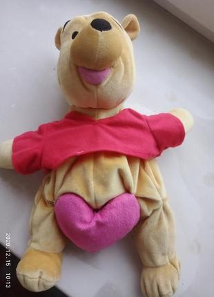М'яка іграшка "ведмедик із серцем"2 фото