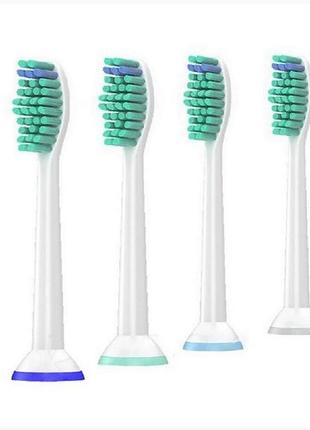 4 шт. змінна насадка на зубну щітку philips sonicare hx-6014