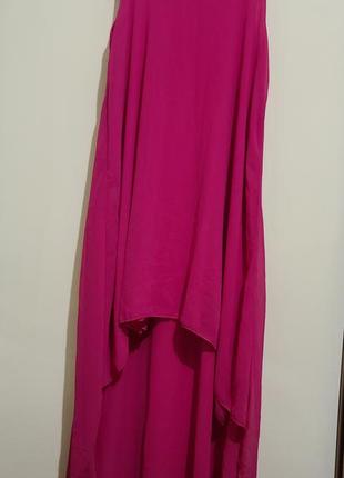 Рожева шифонова сукня