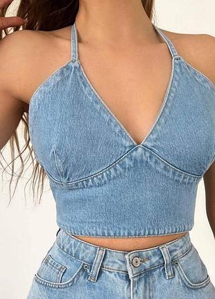 Джинсовый топ, туречка