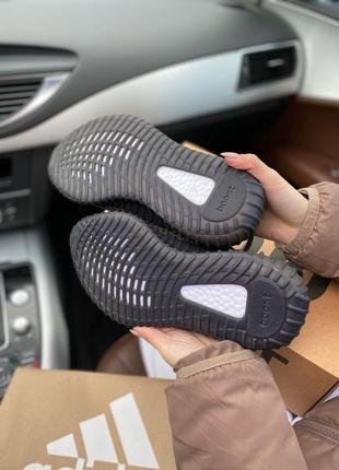 Мужские кроссовки adidas yeezy boost 350 v2 black full reflective 40-41-42-43-447 фото