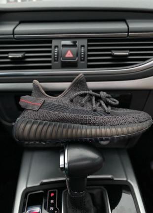 Мужские кроссовки adidas yeezy boost 350 v2 black full reflective 40-41-42-43-446 фото