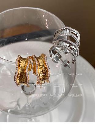 Сережки в стилі bvlgari 3