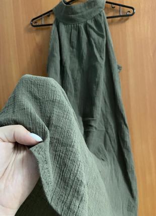 Платье из жатой ткани