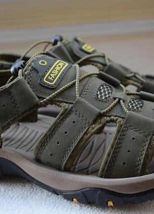 Кожаные треккинговые сандали сандалии босоножки мокасины размер 44 28,5 см