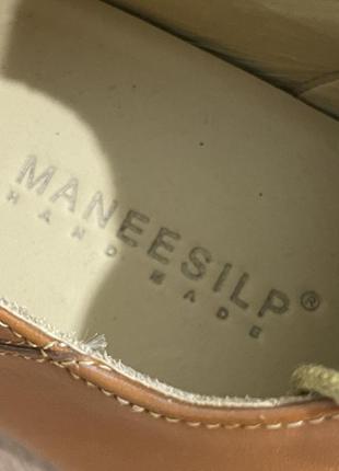 Кожаные туфли бренд maneesilp4 фото