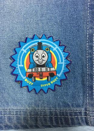 Шорты джинсовые thomas &amp; friends, 5t ( 5-6 лет )3 фото