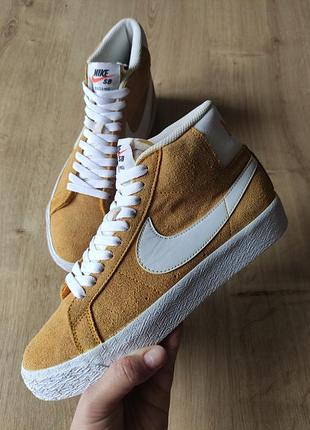 Стильные женские высокие кеды кроссовки  nike, оригинал, модель  2020 года, р.37,5.