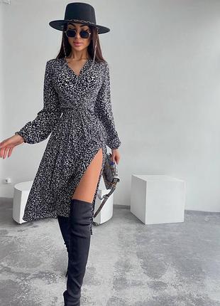 459 грн🖤платье женское с разрезом