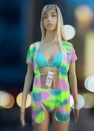 Купальник  с туникой на подростка   (в наличии только  32 34 36  38 40  укр р-ры)