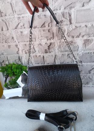 Жіноча шкіряна сумка клатч шкіряний
