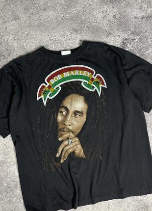 Вінтажна оверсайз футболка bob marley боб марлі реггі мерч вінтаж3 фото