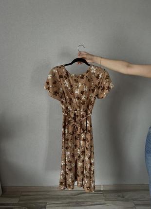 Платье цветочное женское миди длинное платье шейн shein2 фото