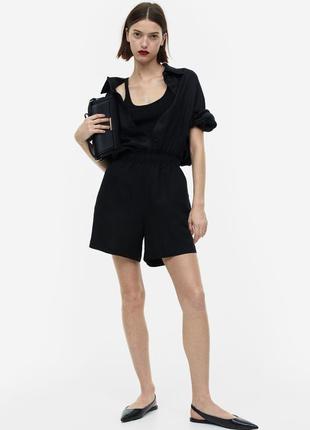 Нові шорти h&m, віскоза + льон