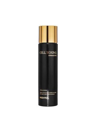 Емульсія зі стовбуровими клітинами від зморшок medi peel cell toxing dermajours emulsion, 150 мл