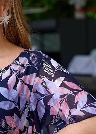 Скл- #7  "опт-розница",  нарядное шифоновое летнее платье 👗 (мод: 141)3 фото