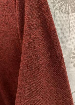 Кофточка-блуза, 2 в 1, бордовая4 фото