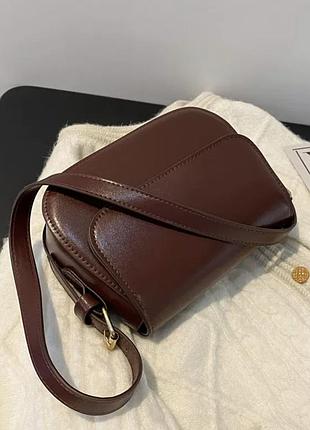 Женская сумка экокожа 20х16х6 см. 5051 бордовая