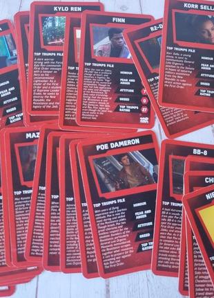 Карточки marvel от top trumps картки star wars narnia9 фото